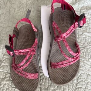 Chaco Zx1 Womens Size 4 Eco Tread Outdoor Strappy Sandals Pink